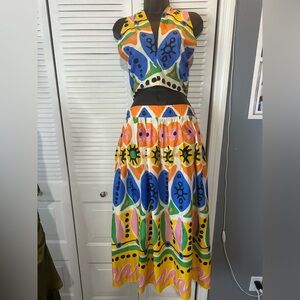 Joie Multicolor Backless Dress